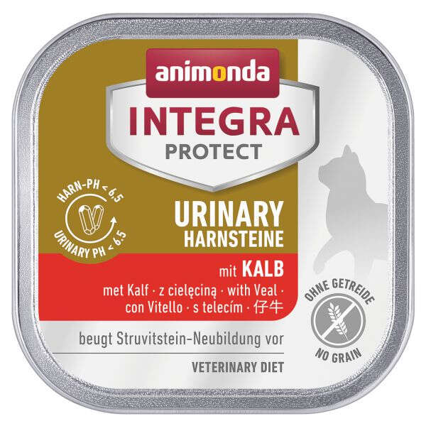 animonda Katzen-Nassfutter INTEGRA Urinary Struvit Adult mit Kalb